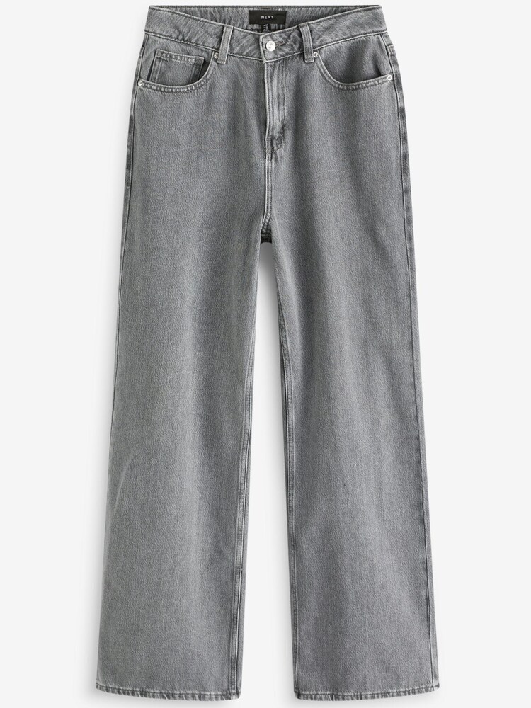 Grey Tencel™ Wide Leg Jeans - Image 5 of 5