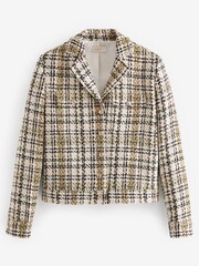 Ochre Yellow Check Tweed Jacket - Image 2 of 3