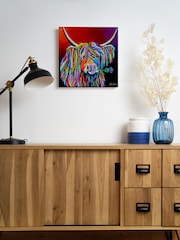 Steven Brown Art Red Lizzie McCoo Medium Canvas Print - Image 2 of 4