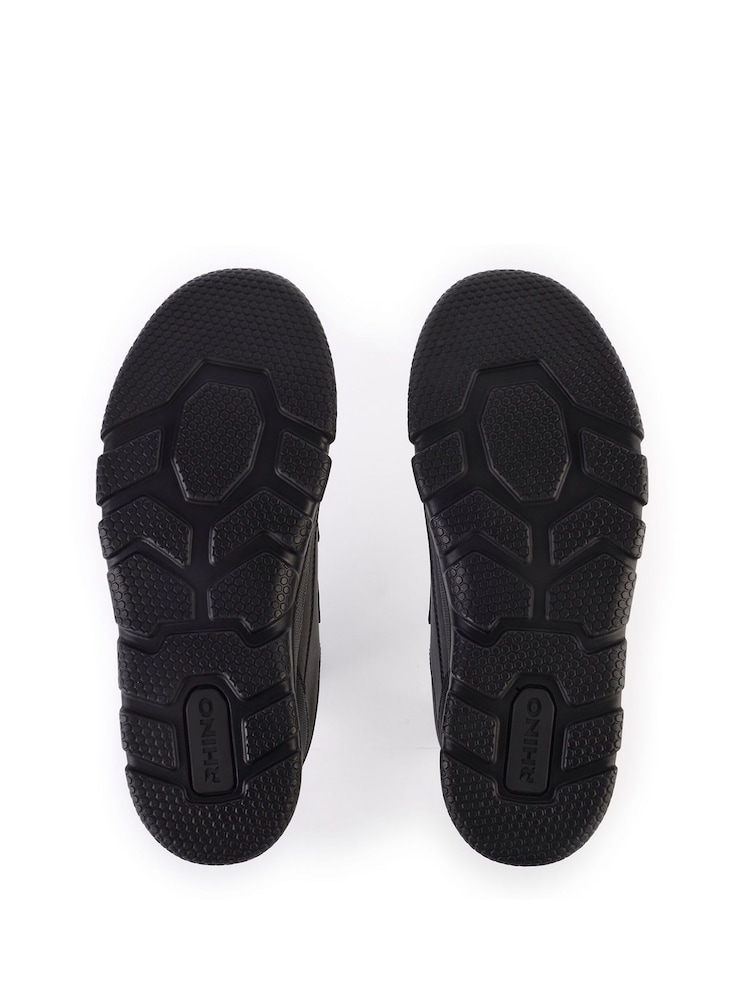 Start Rite Trooper Black Leather Tough School Shoes - Image 6 of 6