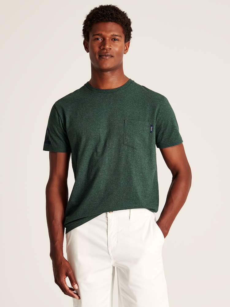 Joules Flynn Green Graphic Tee-Graphic Jersey T-Shirt - Image 1 of 6