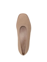 Vionic Brown Caroll 2.0 Wide Fit Arch Support Ballet Flats - Image 6 of 7