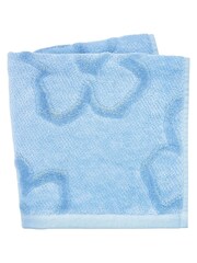 Ted Baker Blue Magnolia 100% Cotton Towel - Image 3 of 4