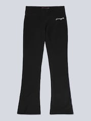 Pineapple Black Womens Bootcut Jersey Trousers - Image 5 of 5