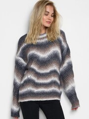 Kaffe Brown Dera Knitted Pullover - Image 1 of 6