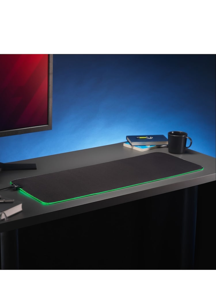 MenKind RED5 GAMING RGB Large Mouse Mat with Lights - Image 2 of 5