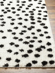 LIVABLISS Black Rodos Modern Soft Plush Pile Rug - Image 2 of 6