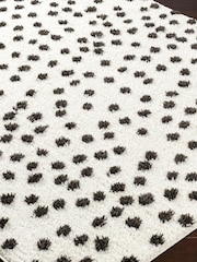LIVABLISS Black Rodos Modern Soft Plush Pile Rug - Image 4 of 6