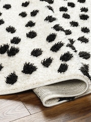 LIVABLISS Black Rodos Modern Soft Plush Pile Rug - Image 5 of 6