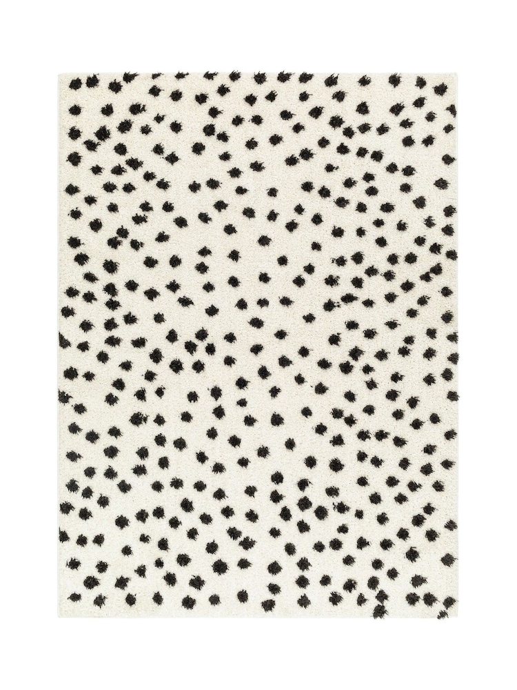 LIVABLISS Black Rodos Modern Soft Plush Pile Rug - Image 6 of 6
