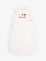 JoJo Maman Bébé My First Christmas Print 2.5 Tog Baby Sleeping Bag - Image 5 of 7