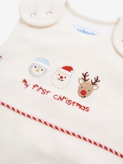 JoJo Maman Bébé My First Christmas Print 2.5 Tog Baby Sleeping Bag - Image 6 of 7