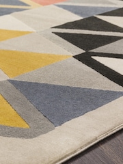 LIVABLISS Taupe City Geometric Runner - Image 3 of 6