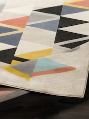 LIVABLISS Taupe City Geometric Runner - Image 5 of 6