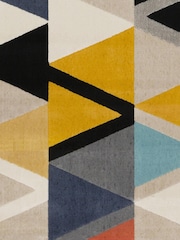 LIVABLISS Taupe City Geometric Runner - Image 6 of 6