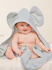 Brisača s kapuco in slonom JoJo Maman Bébé - Slika 2 iz 3