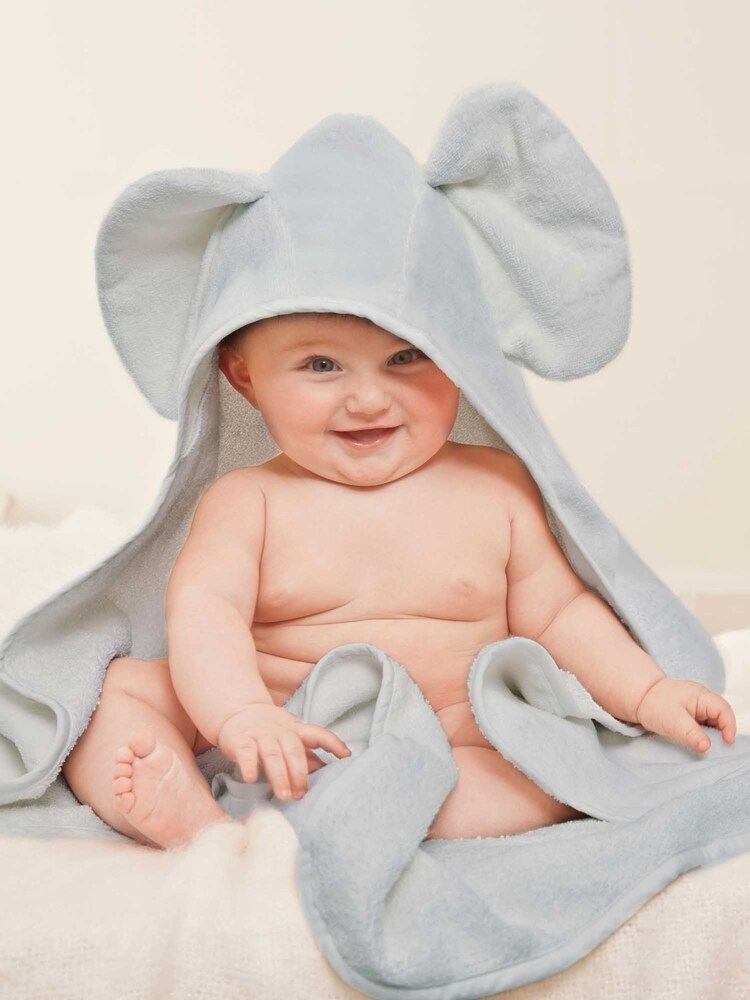 Brisača s kapuco in slonom JoJo Maman Bébé - Slika 2 iz 3