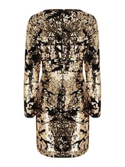 Pour Moi Black Selena Velvet Dress - Image 5 of 5