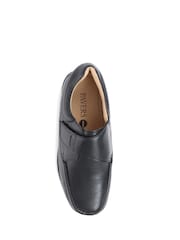 Pavers Black Monk/Touch Fastening Gents Smart Shoes - Image 4 of 5