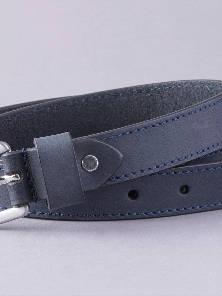 Lakeland Leather Navy Keswick Belt - Image 3 of 3
