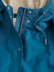 Seasalt Cornwall Blue Petite Waterproof Plant Hunter 2 Coat - Image 6 of 6