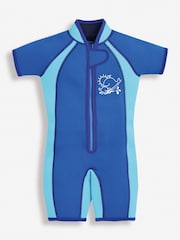 JoJo Maman Bébé Blue Junior Wetsuit - Image 1 of 2