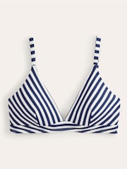 Boden Blue Arezzo V-Neck Bikini Top - Image 5 of 6