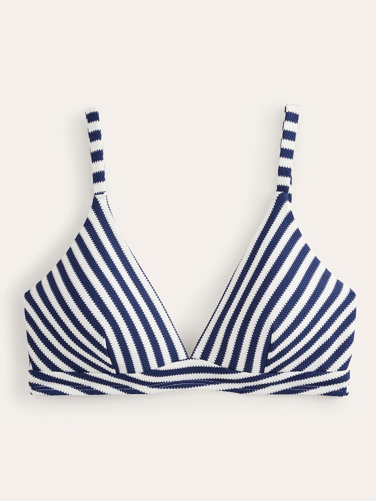 Boden Blue Arezzo V-Neck Bikini Top - Image 5 of 6