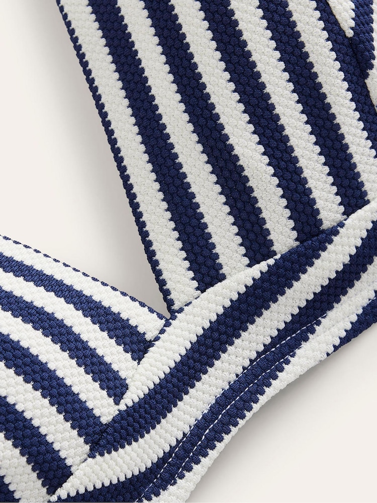 Boden Blue Arezzo V-Neck Bikini Top - Image 6 of 6