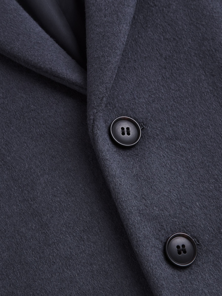 Reiss Airforce Blue Gable 9-14 yrs Single Breasted Epsom Overcoat - Image 6 of 6 Reiss Airforce Blue Gable 9-14 yrs Single Breasted Epsom Overcoat - Image 6 of 6
