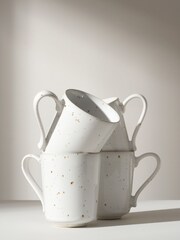 Truly 4 Piece White The Marlow Mug Set - Image 1 of 2