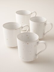 Truly 4 Piece White The Marlow Mug Set - Image 2 of 2