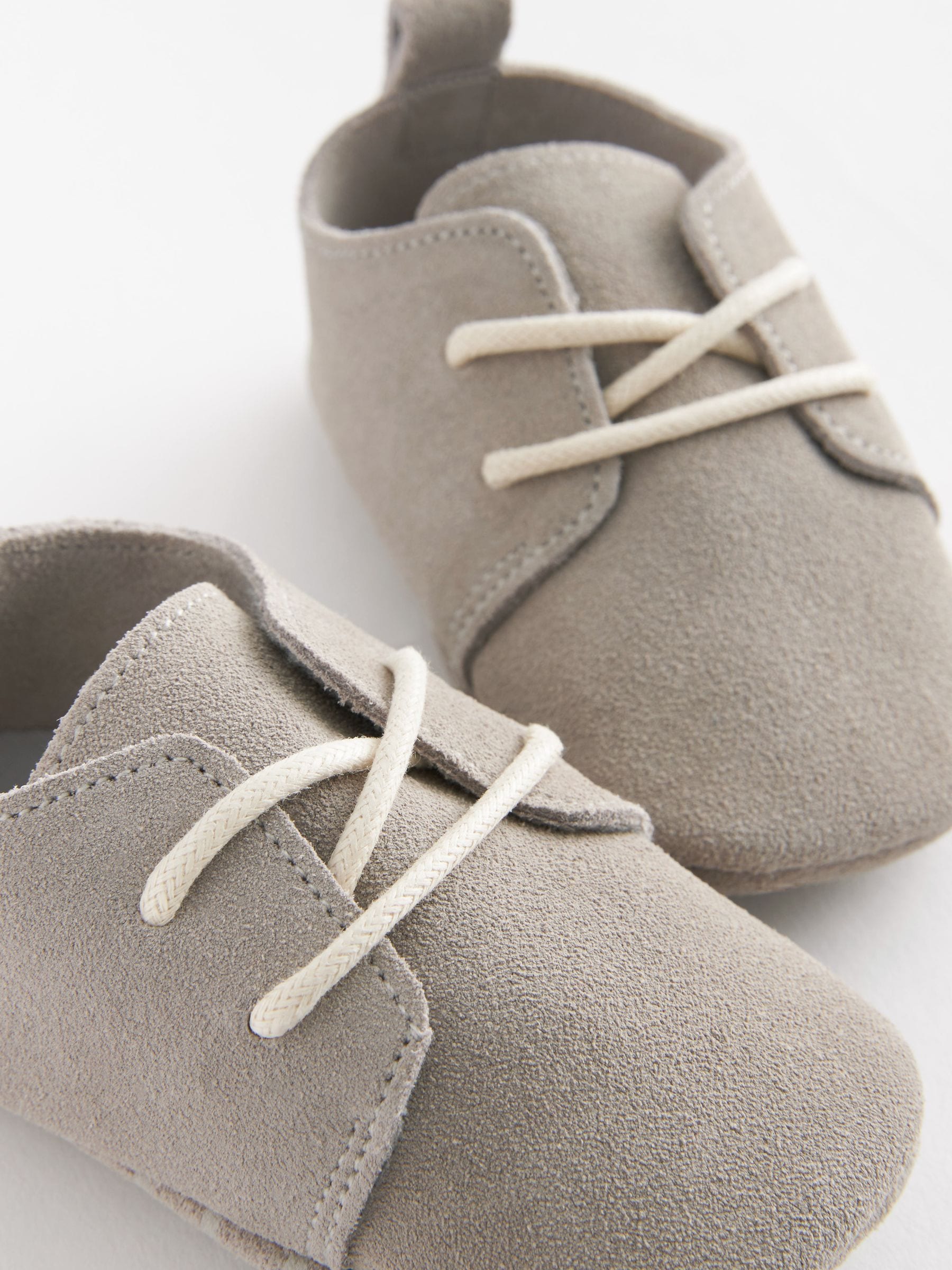 Buy Grey Suede Lace Up Baby Shoes 0 24mths from Next Canada