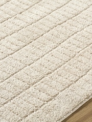LIVABLISS Beige Cascade Textured Modern High Pile Runner - Image 4 of 7