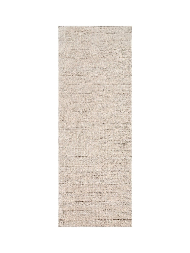 LIVABLISS Beige Cascade Textured Modern High Pile Runner - Image 7 of 7
