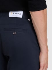 Темно-синий - Саржевы чинос Farah Elm - Изображение 5 из 6