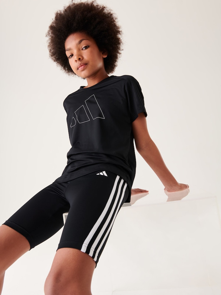 كولون Aeroready لراكبي الدراجات أساسي للتمارين ومزين بطبعة 3 خطوط من adidas Sportswear - صورة 1 من 7