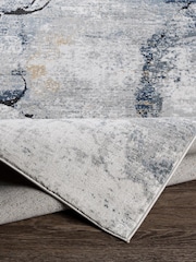 LIVABLISS Blue Jolie Abstract Moderne Marble Runner - Image 5 of 6