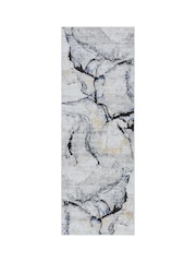 LIVABLISS Blue Jolie Abstract Moderne Marble Runner - Image 6 of 6