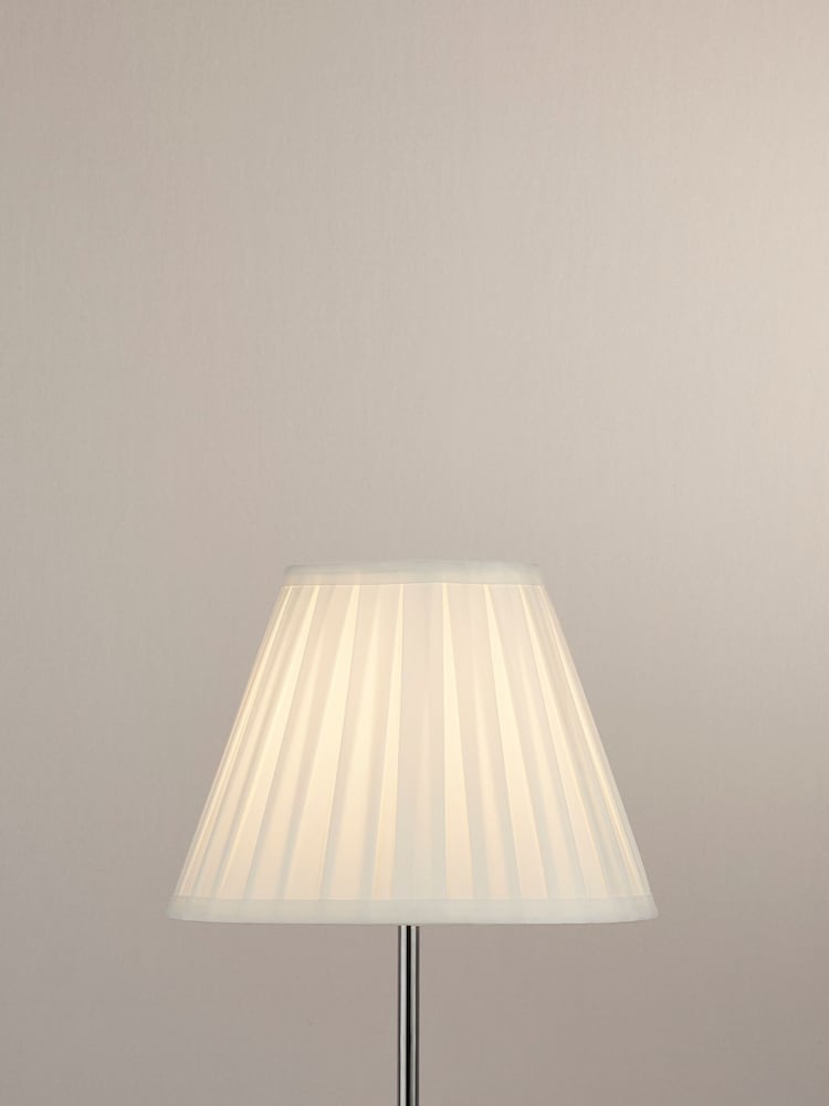 Searchlight White Belle Pleated Lamp Shade - Image 1 of 3