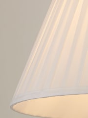 Searchlight White Belle Pleated Lamp Shade - Image 3 of 3