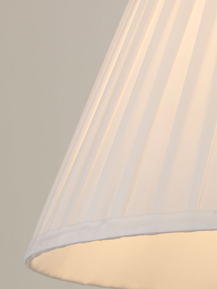 Searchlight White Belle Pleated Lamp Shade - Image 3 of 3