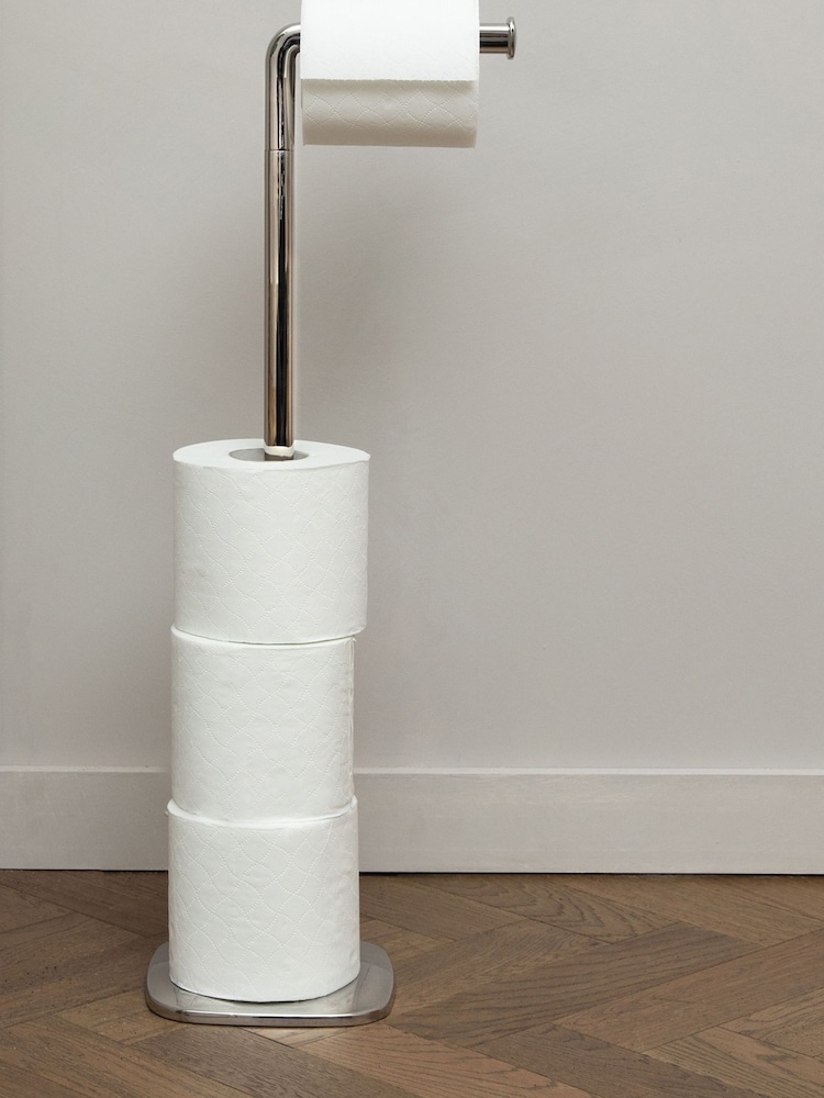 Robert Welch Silver Burford Toilet Butler - Image 1 of 4