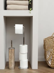 Robert Welch Silver Burford Toilet Butler - Image 2 of 4