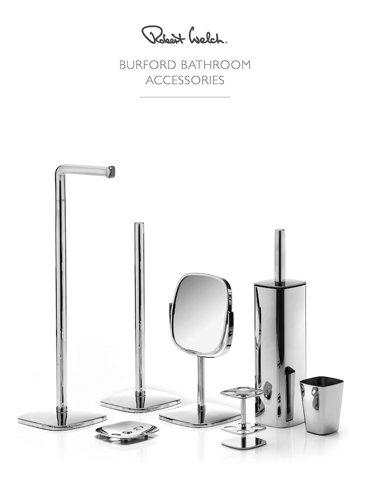 Robert Welch Silver Burford Toilet Butler - Image 4 of 4