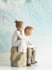 Willow Tree Cream Brother And Sister Figurine - Image 1 of 4
