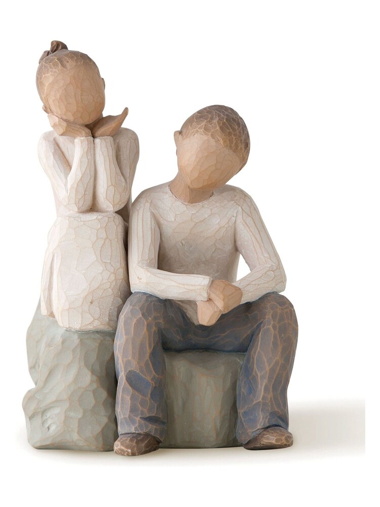 Willow Tree Cream Brother And Sister Figurine - Image 3 of 4
