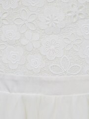Reiss Ivory Kit Senior Lace Tulle Occasion Dress - Image 6 of 6