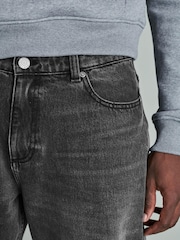 Black Soft Touch Authentic Rigid Cotton Relaxed Fit Jeans - Image 5 of 9