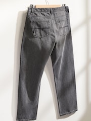 Black Soft Touch Authentic Rigid Cotton Relaxed Fit Jeans - Image 7 of 9